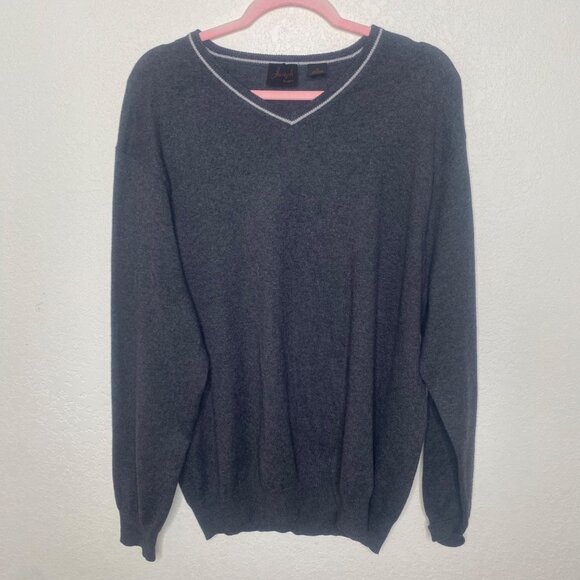 Joseph A. Bank Cashmere Cotton Sweater Mens XL Pullover Preppy Career - Picture 1 of 8